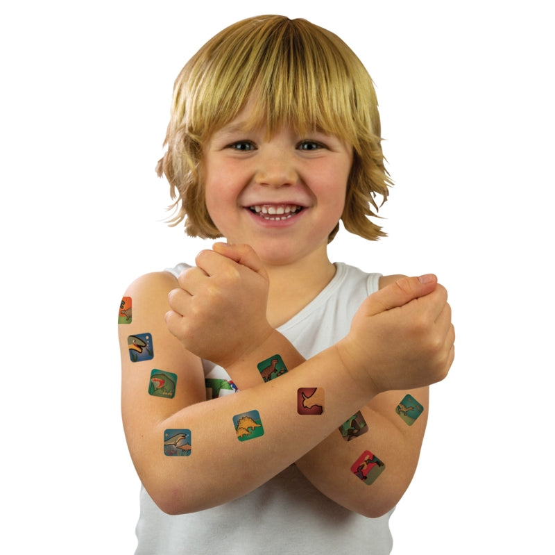 Funtime Gifts Removable Dinosaur Tattoos
