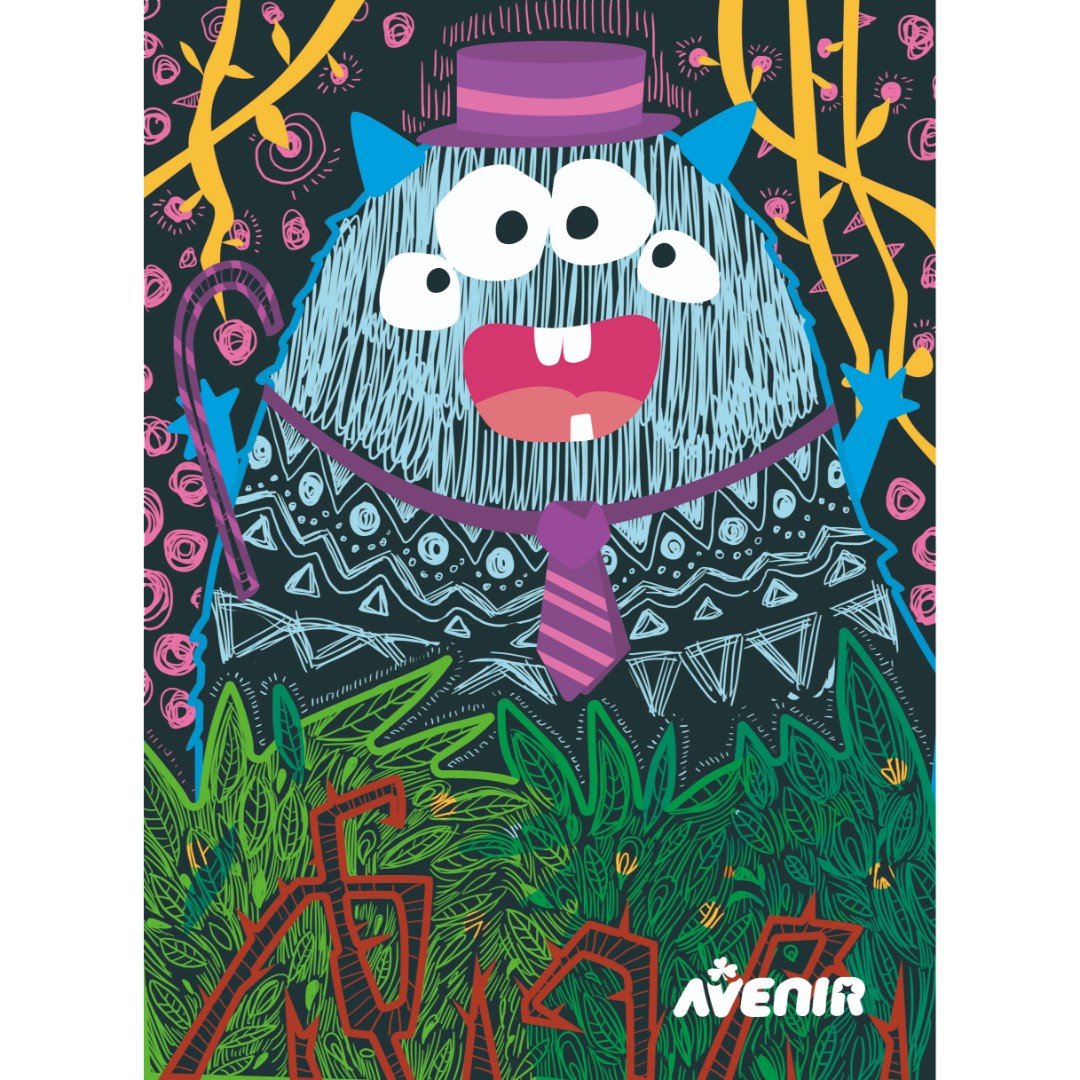 Avenir Scratch For Boys - Monster