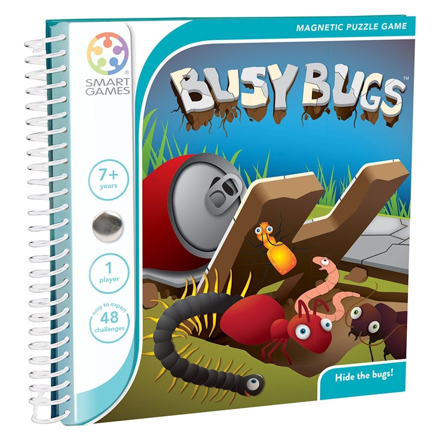 SmartGames Magnetic Travel Games: Busy Bugs
