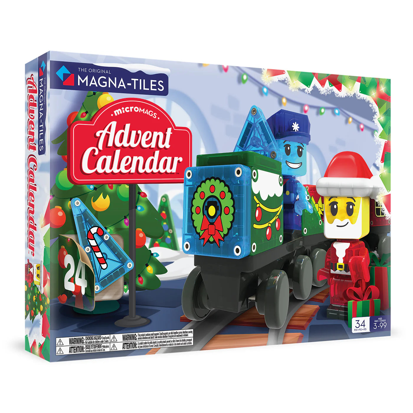 Magna-Tiles MicroMAGS Advent Calendar