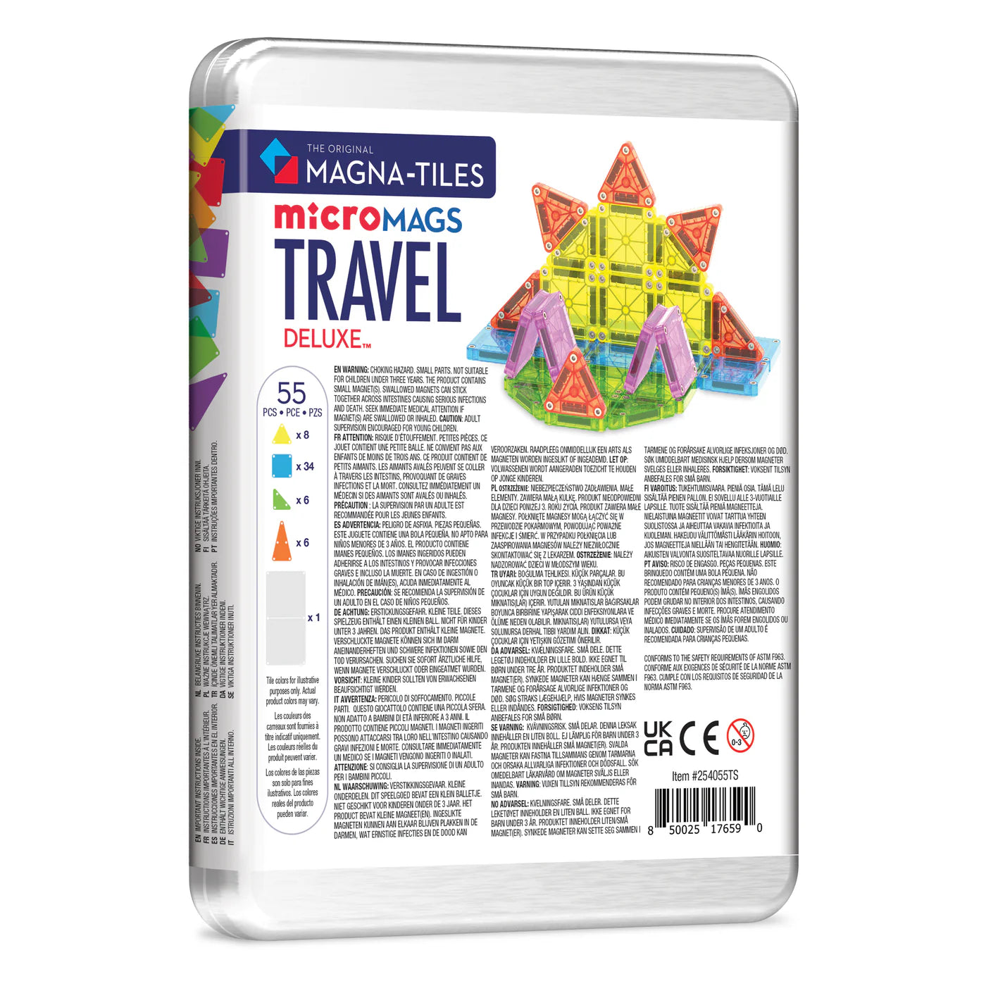 Magna-Tiles MicroMAGS Travel Deluxe