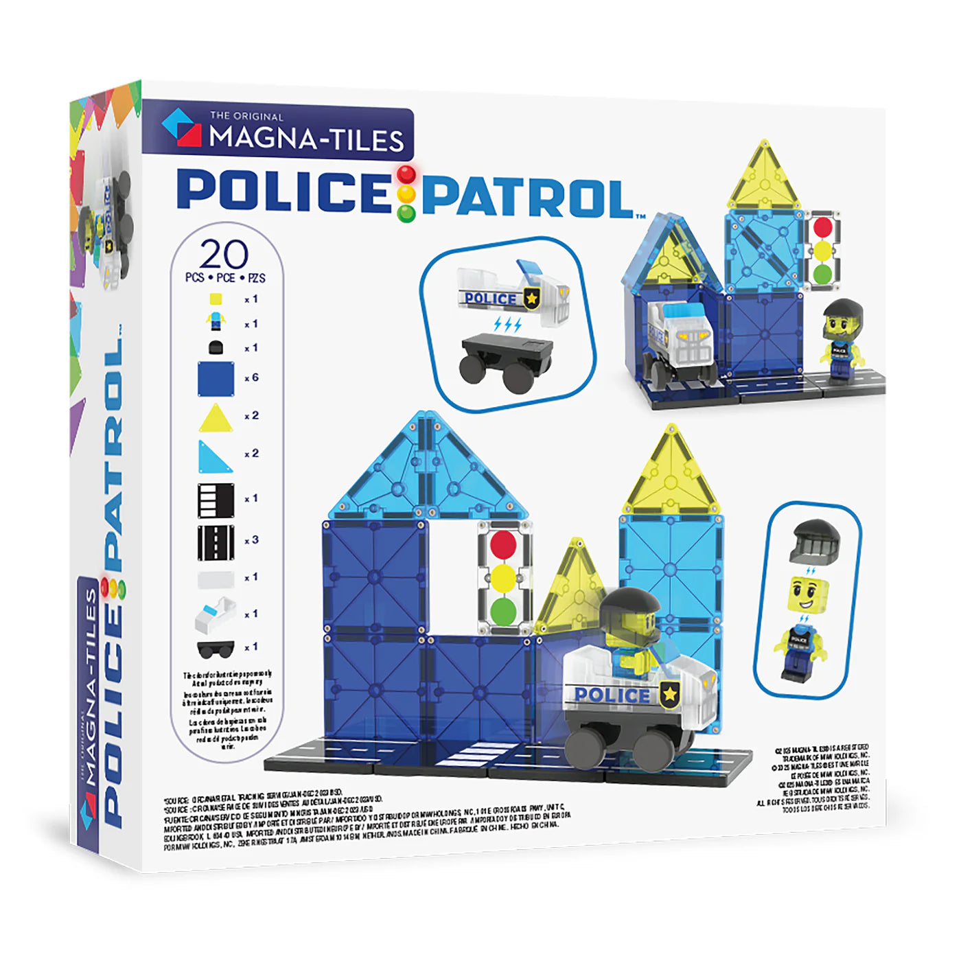 Magna-Tiles Police Patrol