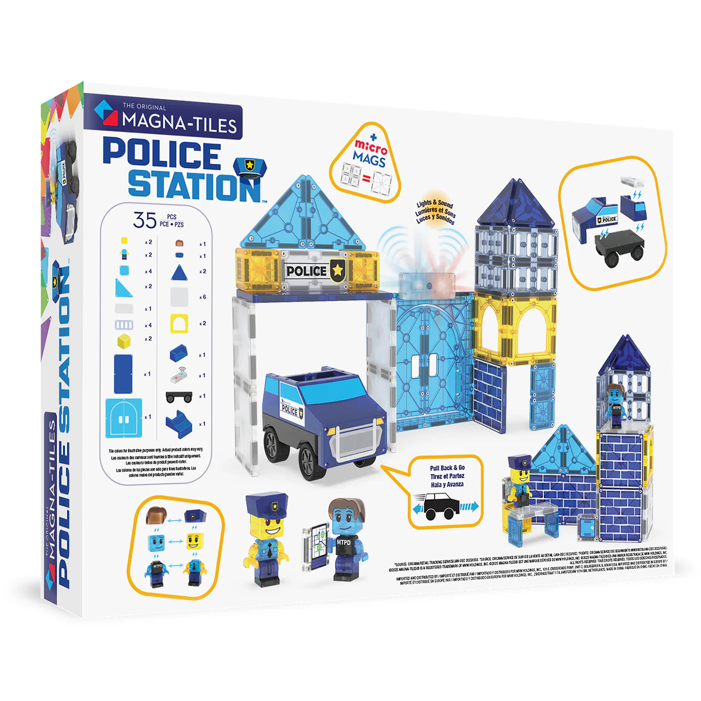 Magna-Tiles Police Station