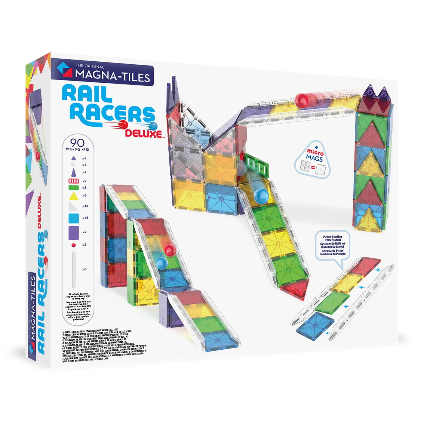 Magna-Tiles Rail Racers Deluxe