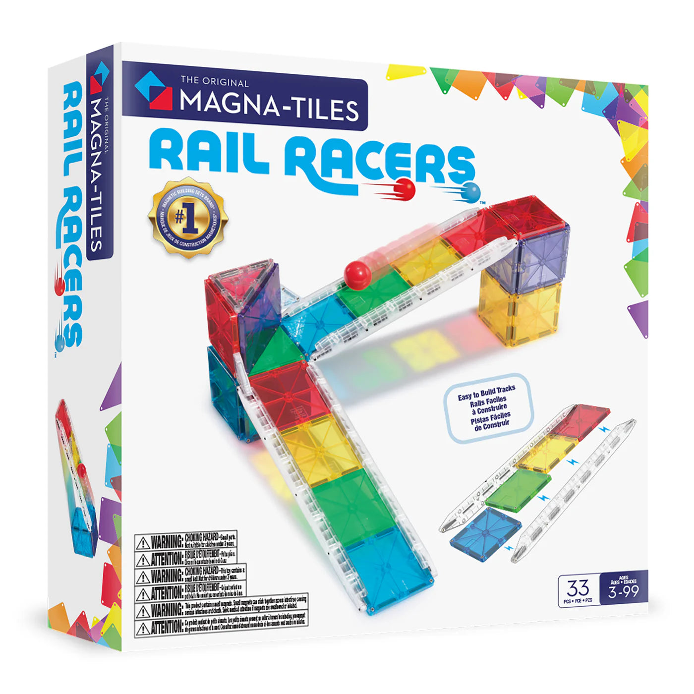 Magna-Tiles Rail Racers