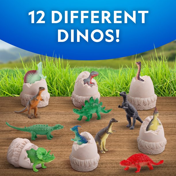 National Geographic Dinosaur Egg Dig Kit (Set of 12)