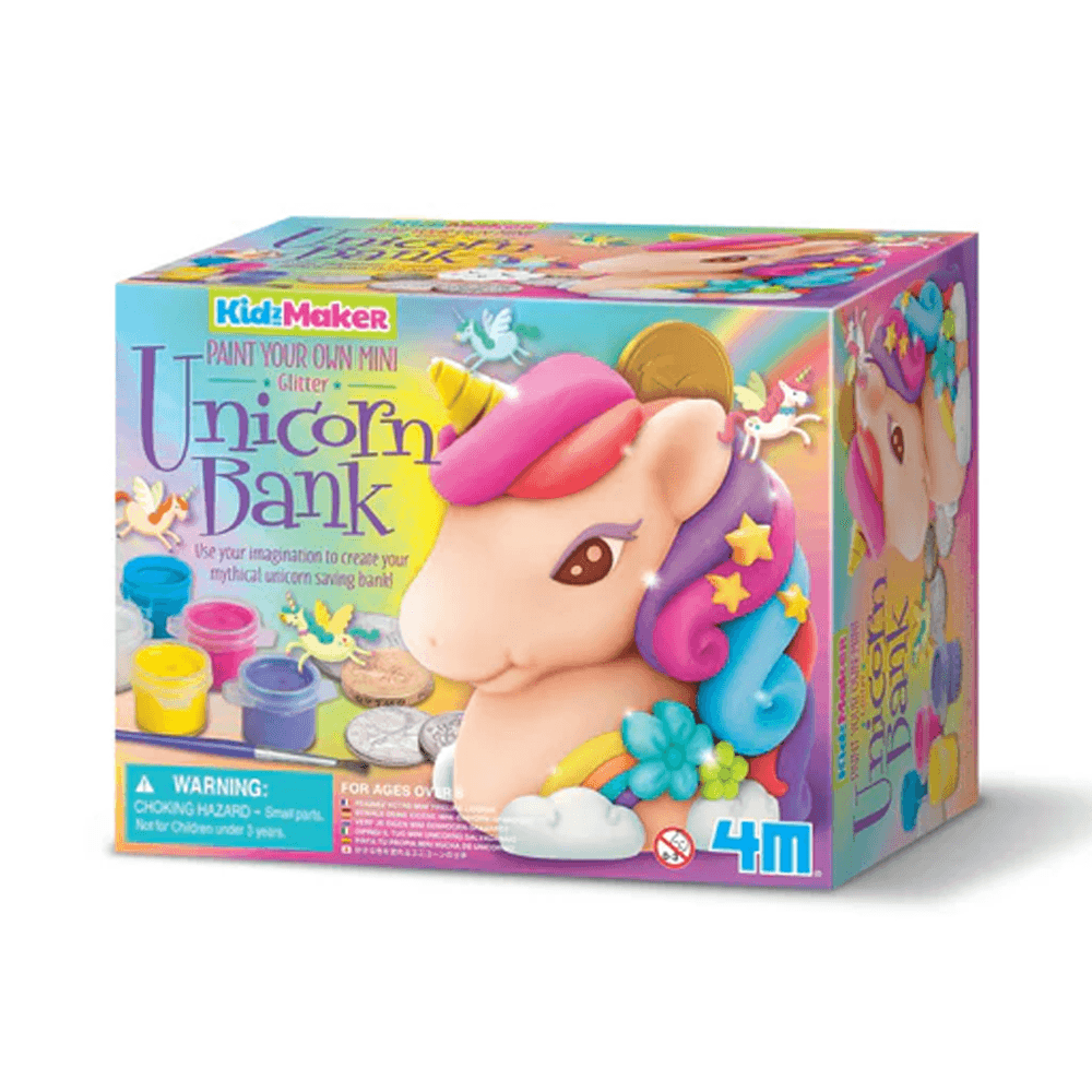 4M Paint Your Own Glitter Unicorn Bank