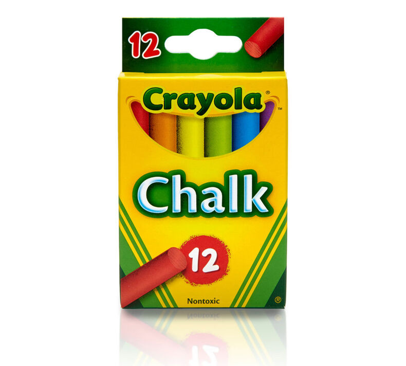 Crayola Coloured Chalk 12ct