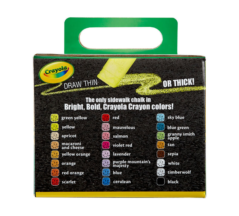 Crayola Washable Sidewalk Chalk 24ct
