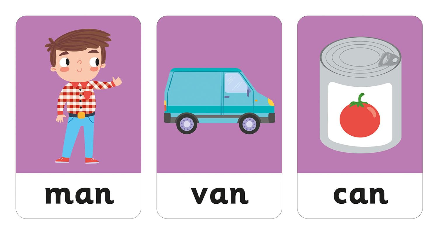 Smart Tots Flash Cards Phonics: Word Families