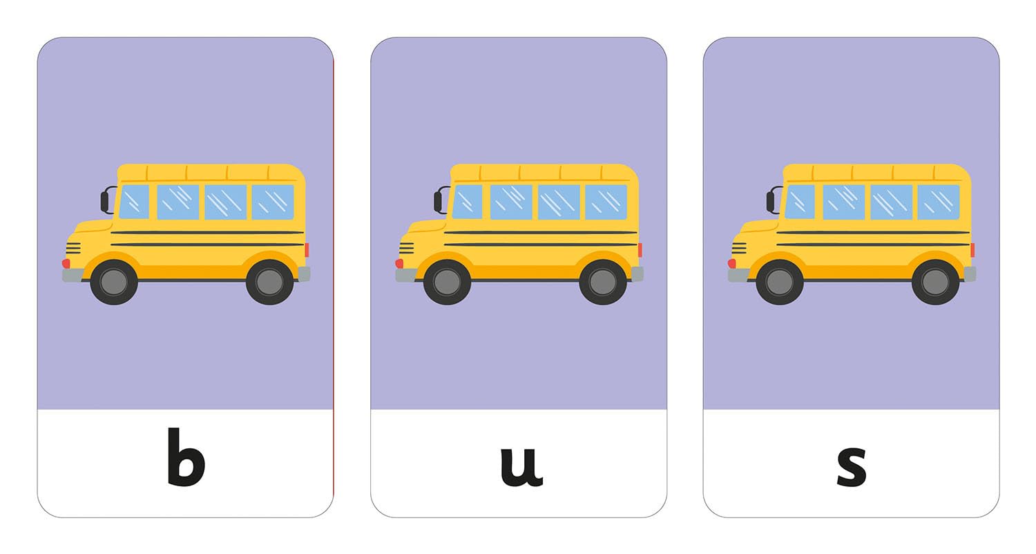 Smart Tots Flash Cards Spelling: Three-Letter-Words