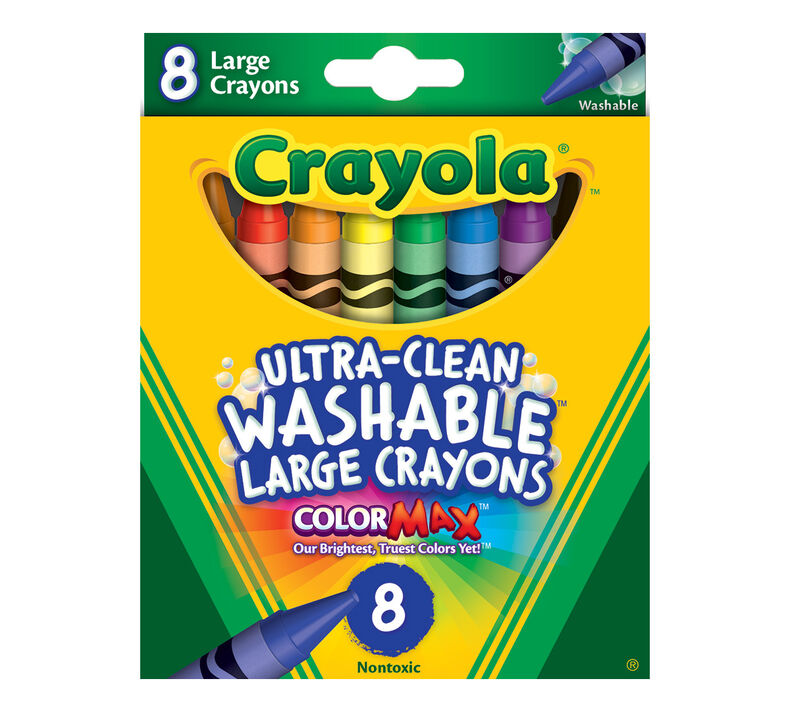 Crayola Large Washable Crayons 8ct