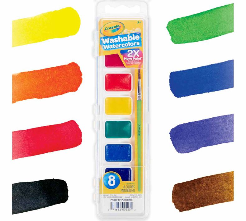 Crayola Washable Watercolors 8ct