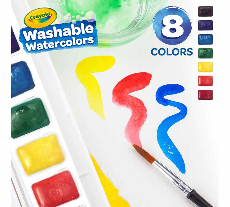 Crayola Washable Watercolors 8ct