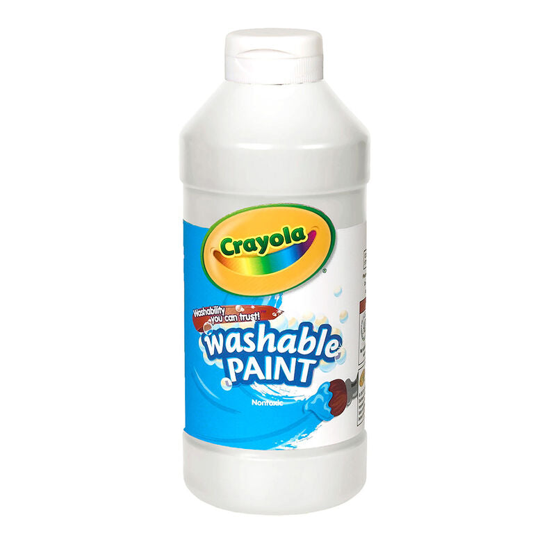 Crayola Washable Paint White (16oz)