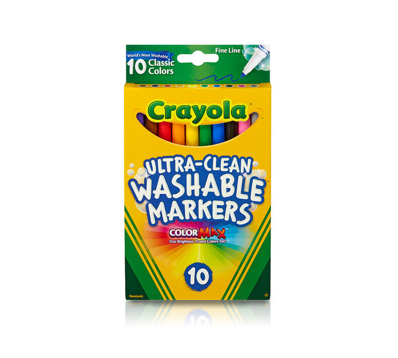 Crayola Classic Colors Fine Line Markers 10ct