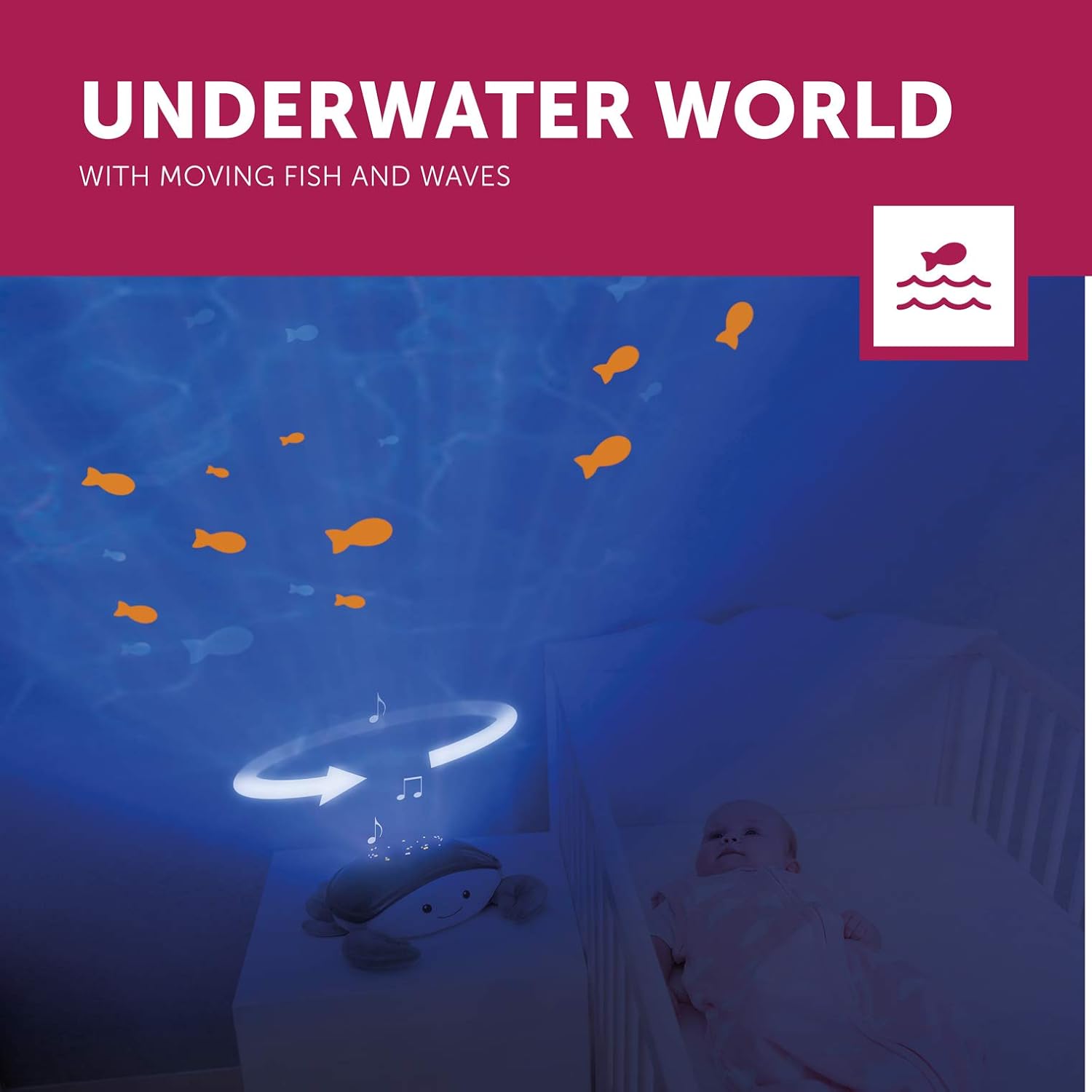 Zazu Ocean Projector: Cody the Crab