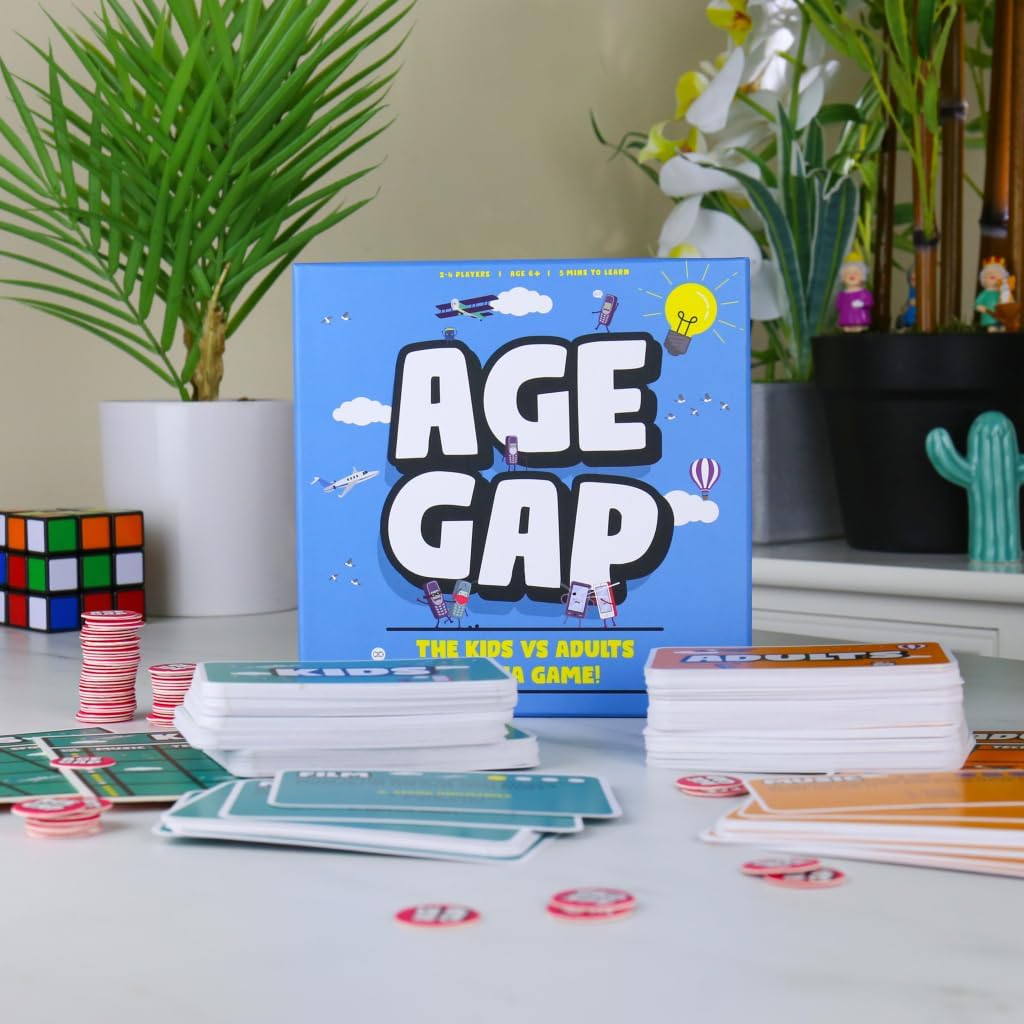 Gift Republic Age Gap - Kids Vs Adults Trivia Game