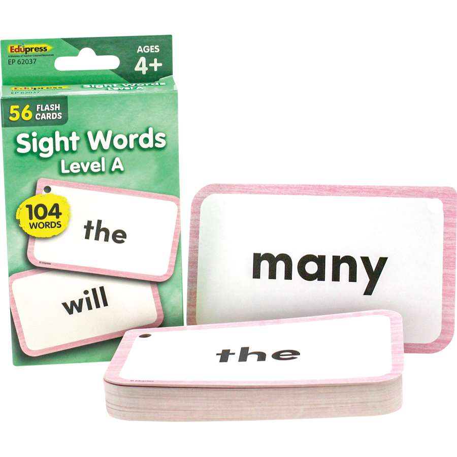 Teacher Created Resources Sight Words Flash Cards - Level A