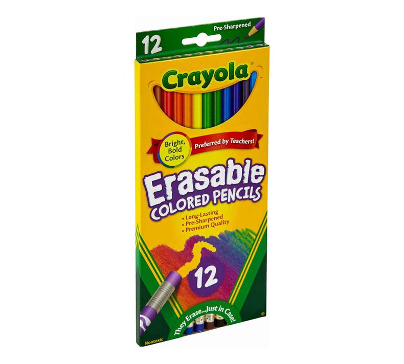 Crayola Erasable Colored Pencils 12ct