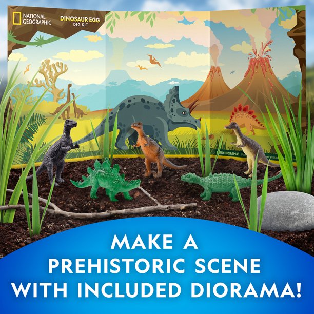 National Geographic Dinosaur Egg Dig Kit (Set of 12)