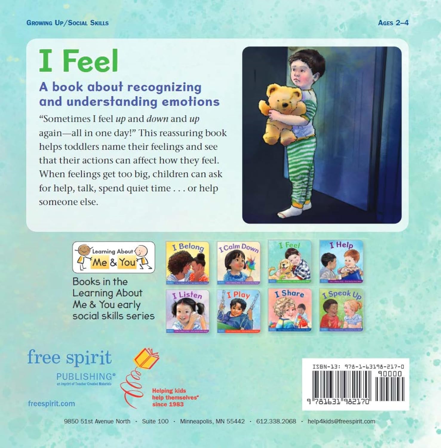 I Feel: A Book About Recognizing & Understanding Emotions
