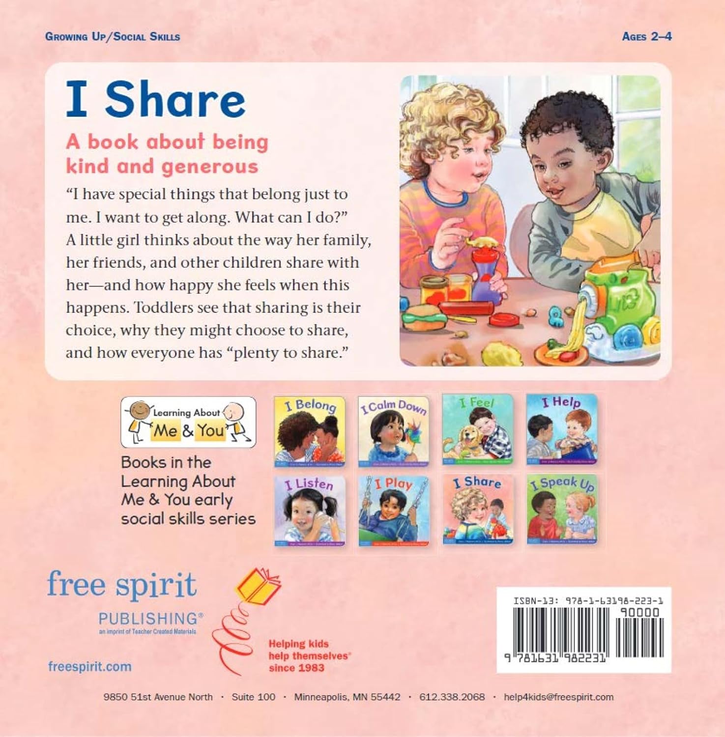 I Share: A Book About Being Kind & Generous