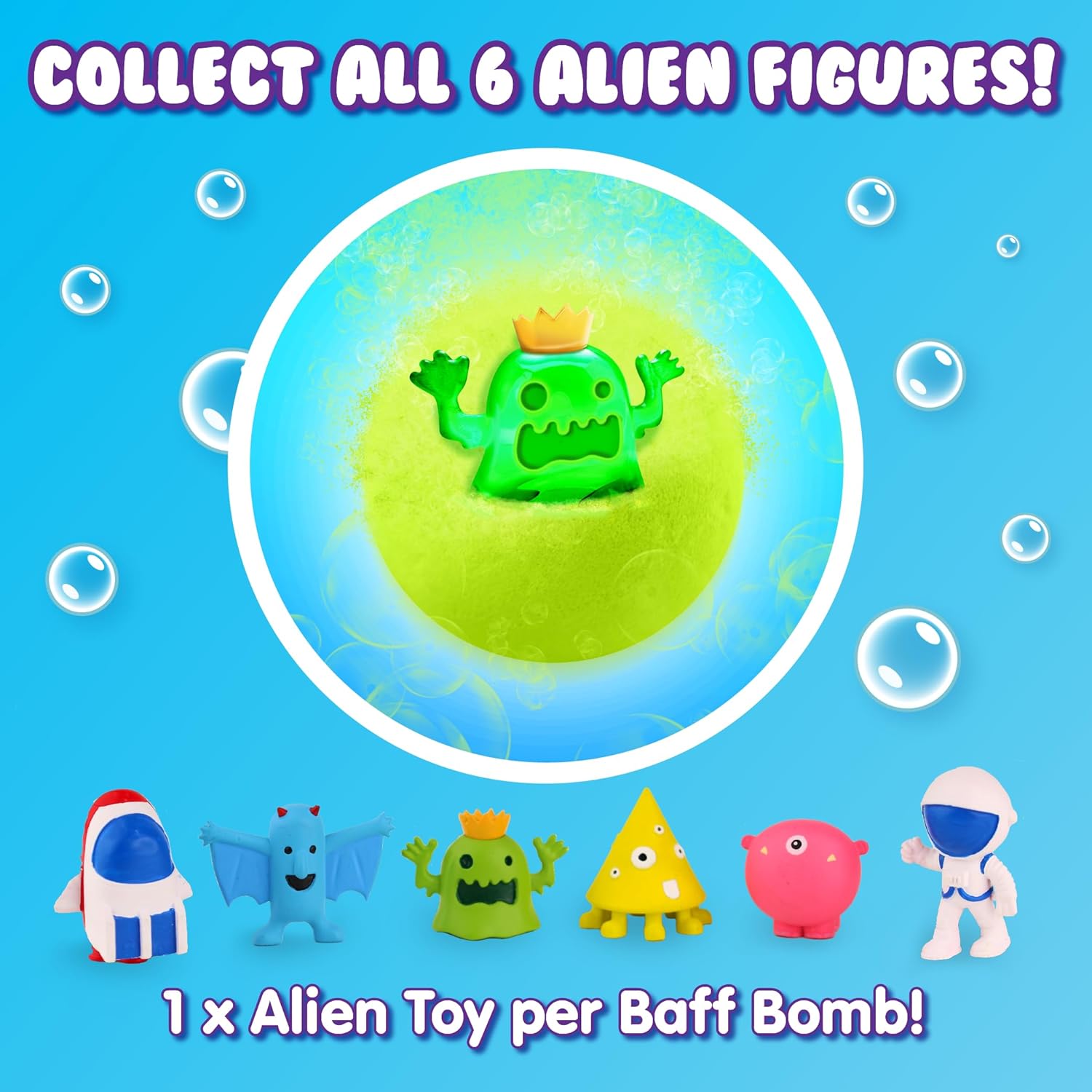 Zimpli Kids Baff Bombz Alien Surprise