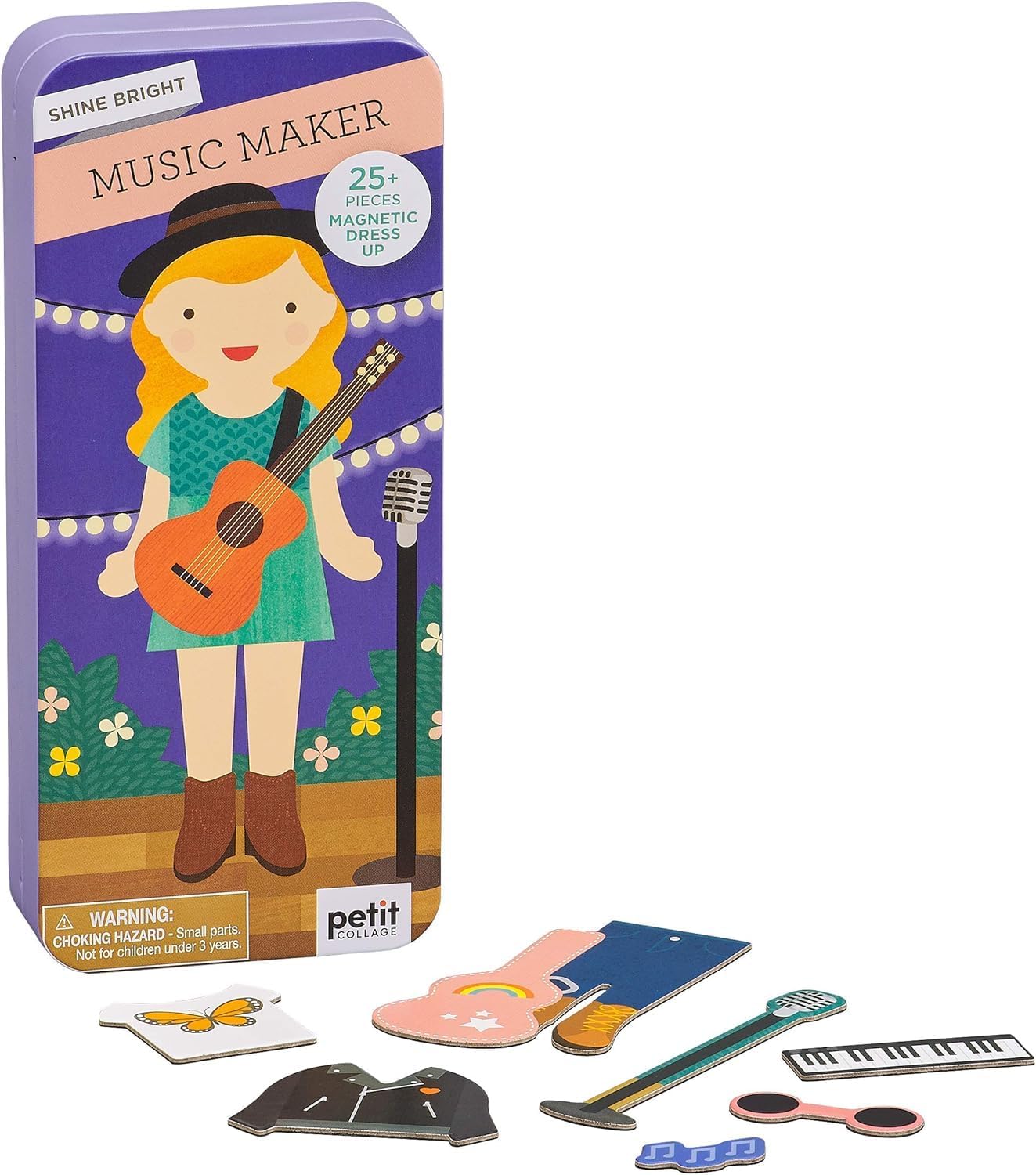 Petit Collage Magnetic Dress Up: Shine Bright Music Maker