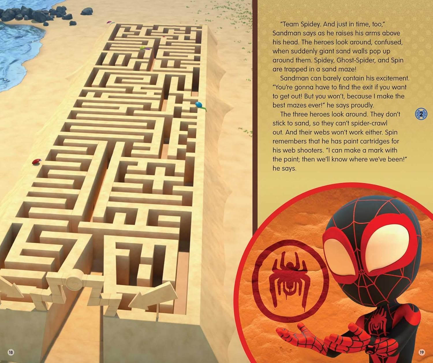 Movie Theatre Storybook & Movie Projector: Marvel Spidey And His Amazing Friends