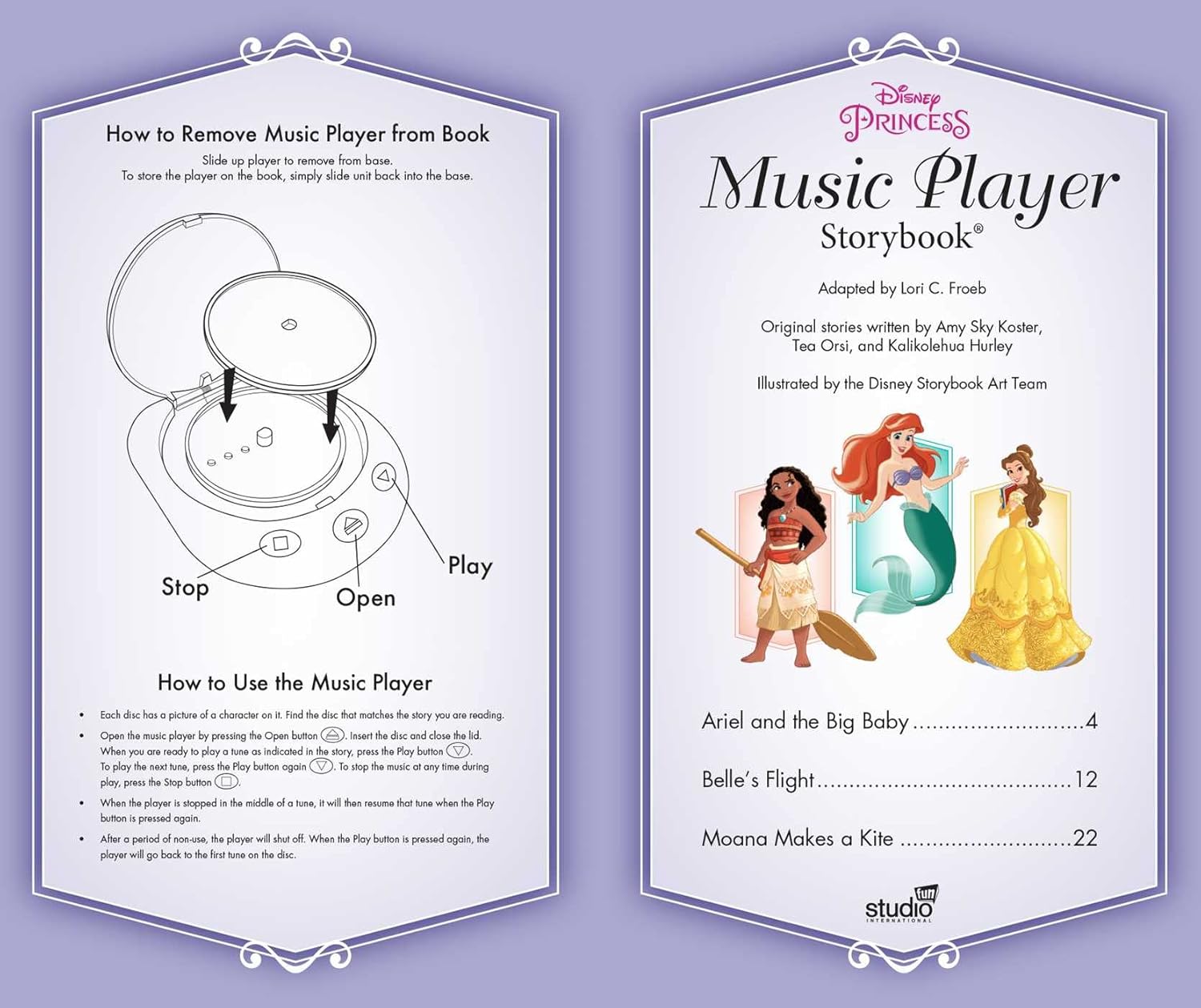 Disney Princess Music Player Storybook