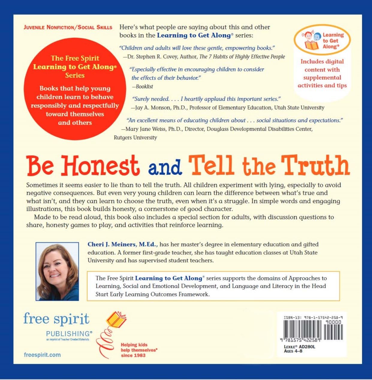 Learning To Get Along: Be Honest & Tell The Truth (Ages 4-8)