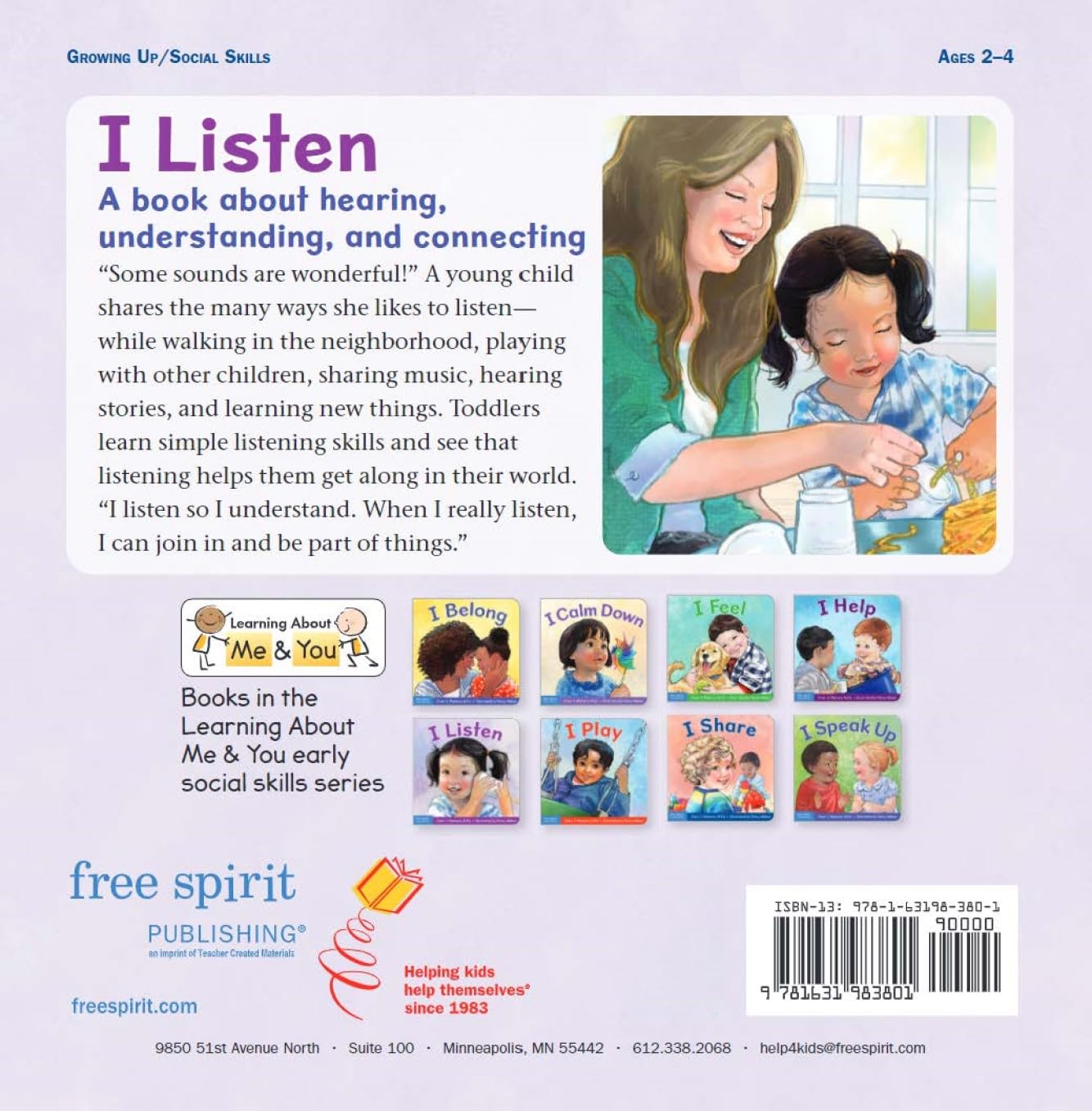 I Listen: A Book About Hearing, Understanding & Connecting