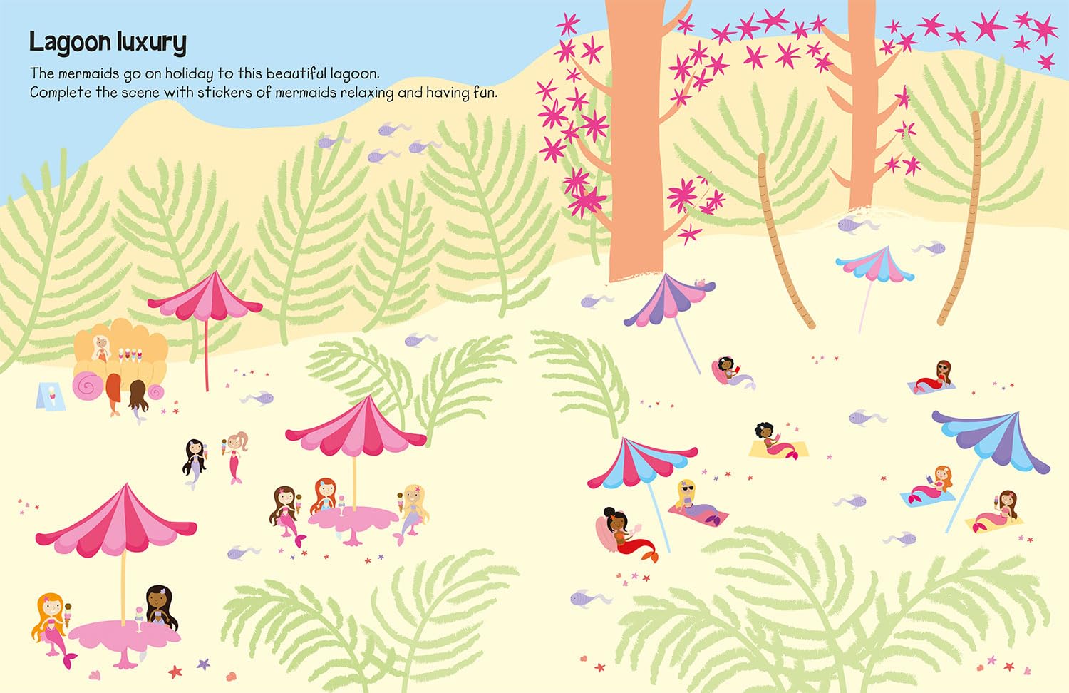 555 Sticker Fun Mermaid World