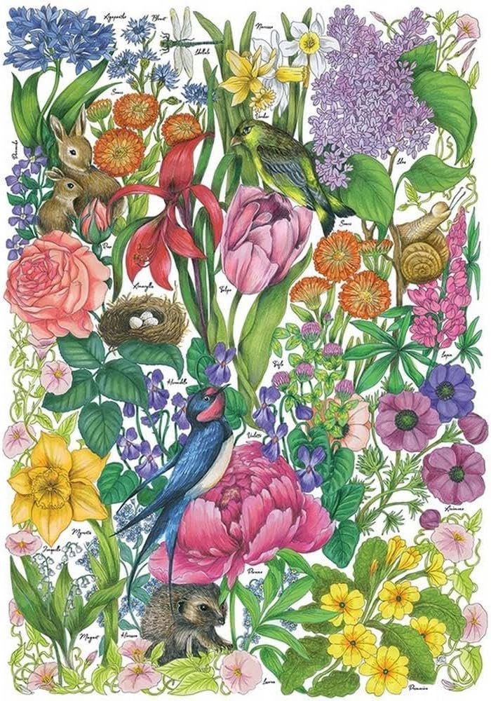 Sentosphere Calypto Puzzle (500pcs): Spring Flowers