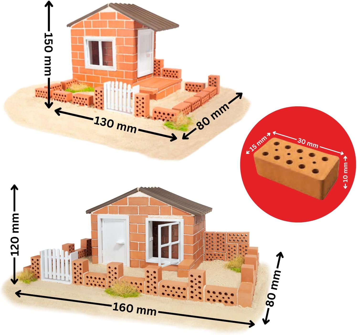 Teifoc Real Bricks Building Sets: Beach House