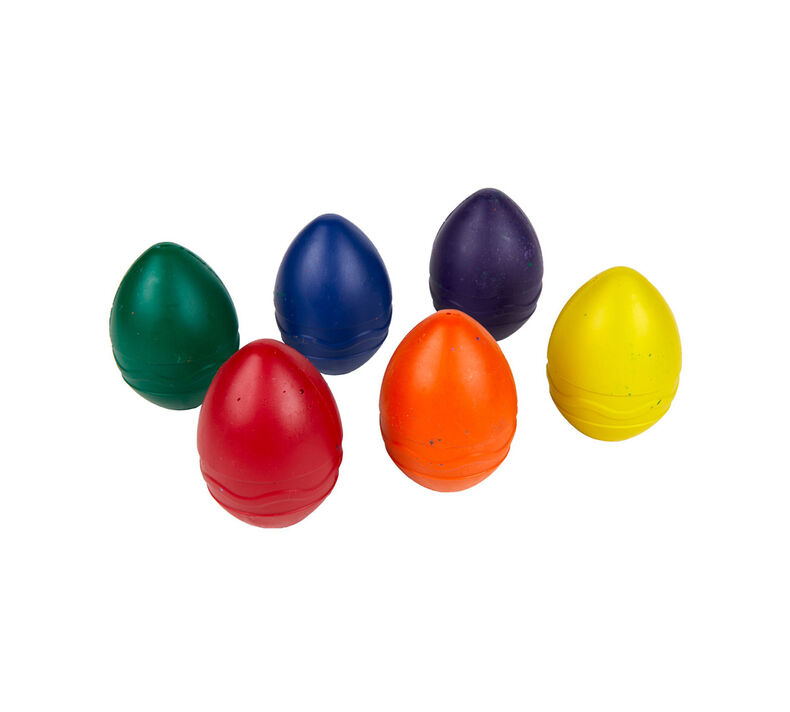 Crayola Young Kids Palm-Grasp Egg Crayons (6ct)