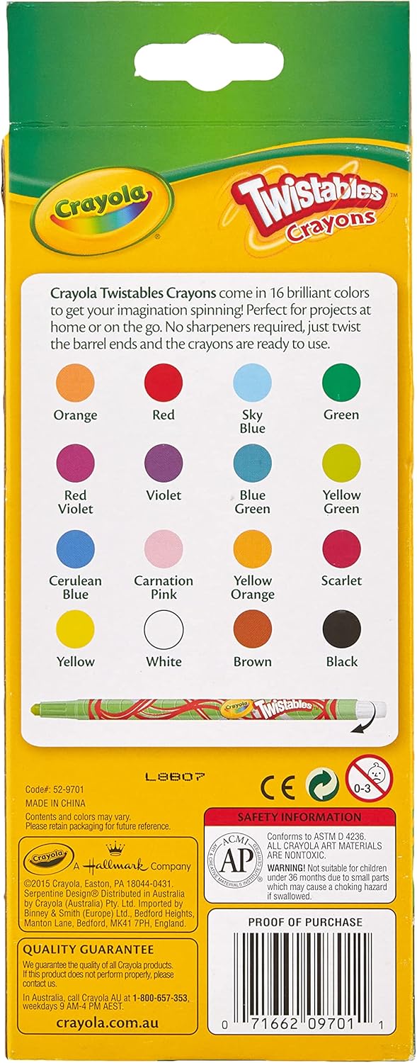 Crayola Twistable Crayons 16ct