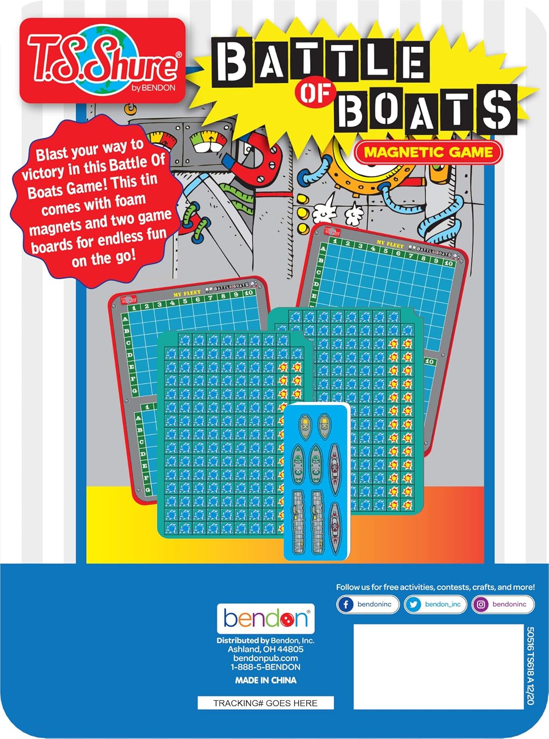 Mini Magnetic Tin: Battle Of The Boats