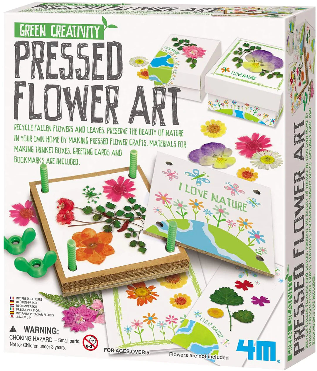 4M Green Creativity Pressed Flower Art