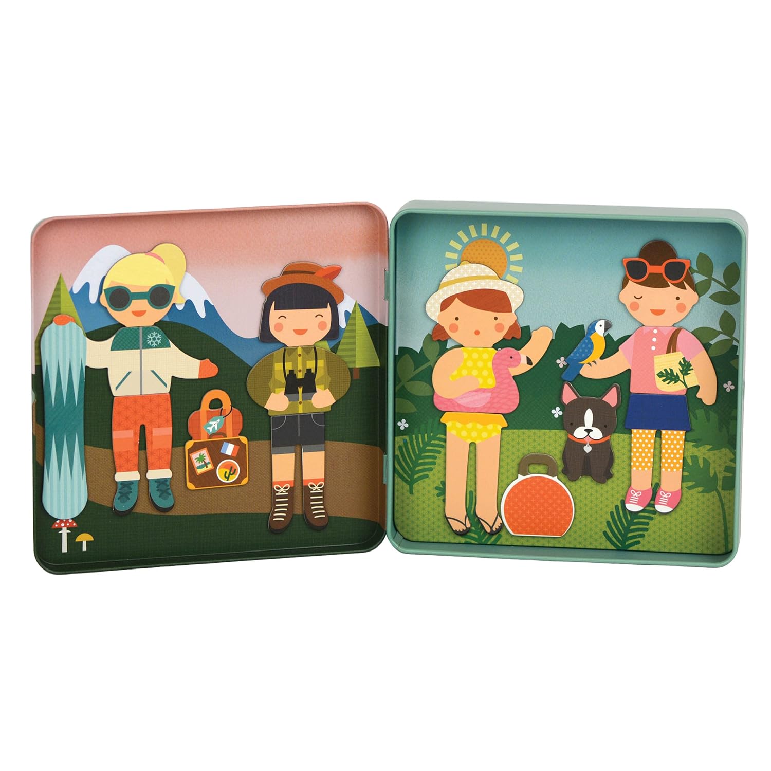 Petit Collage On-the-Go Magnetic Play Set: Little Travelers