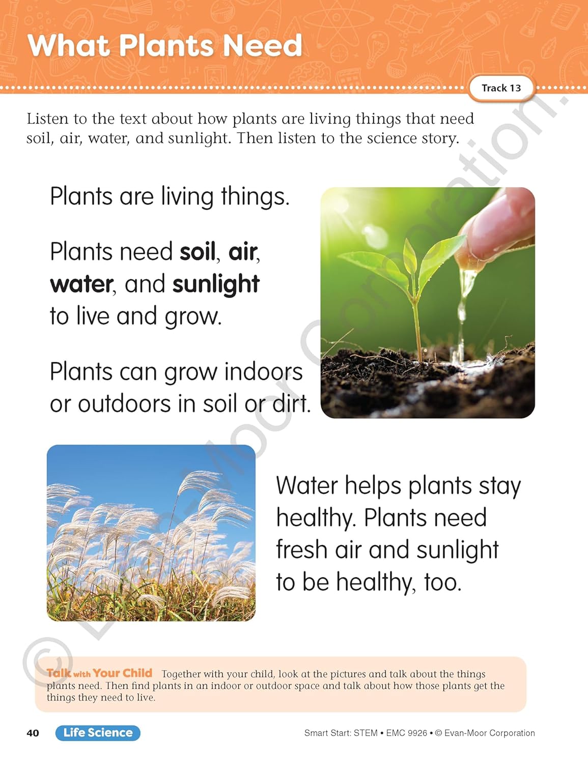 Evan-Moor Skill Sharpeners Science Activity Book Pre K