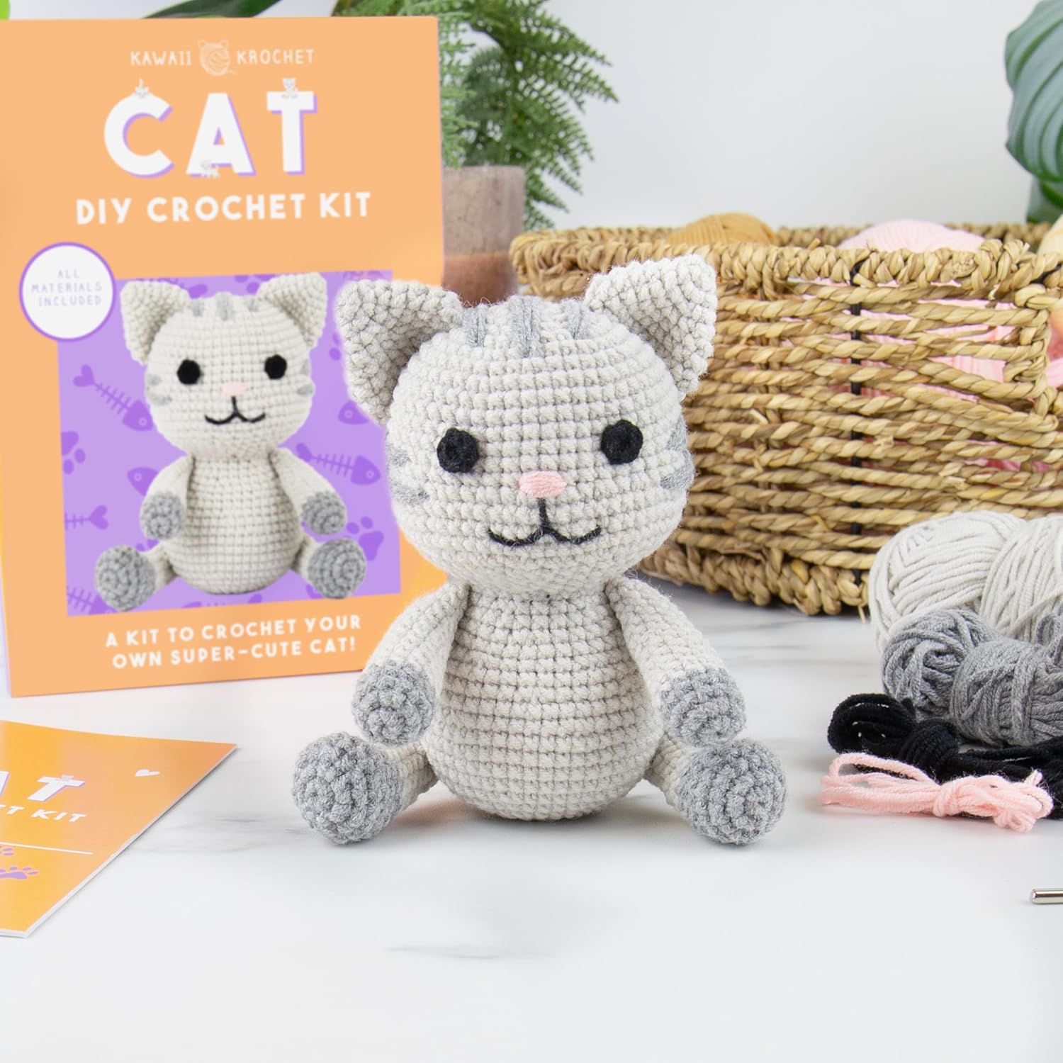 Gift Republic DIY Cat Crochet Kit
