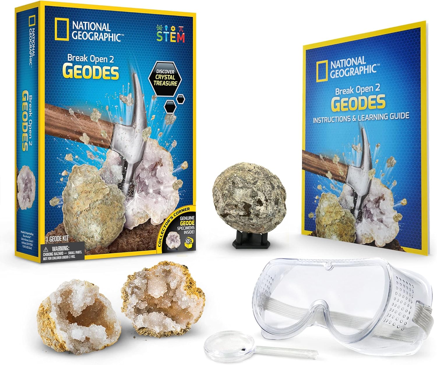 National Geographic Break Your Own Geode (2pc)