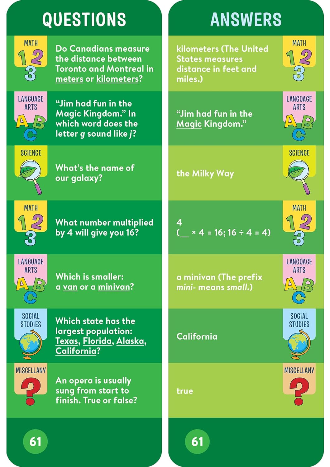 Brain Quest Grade 3 Ages 8-9