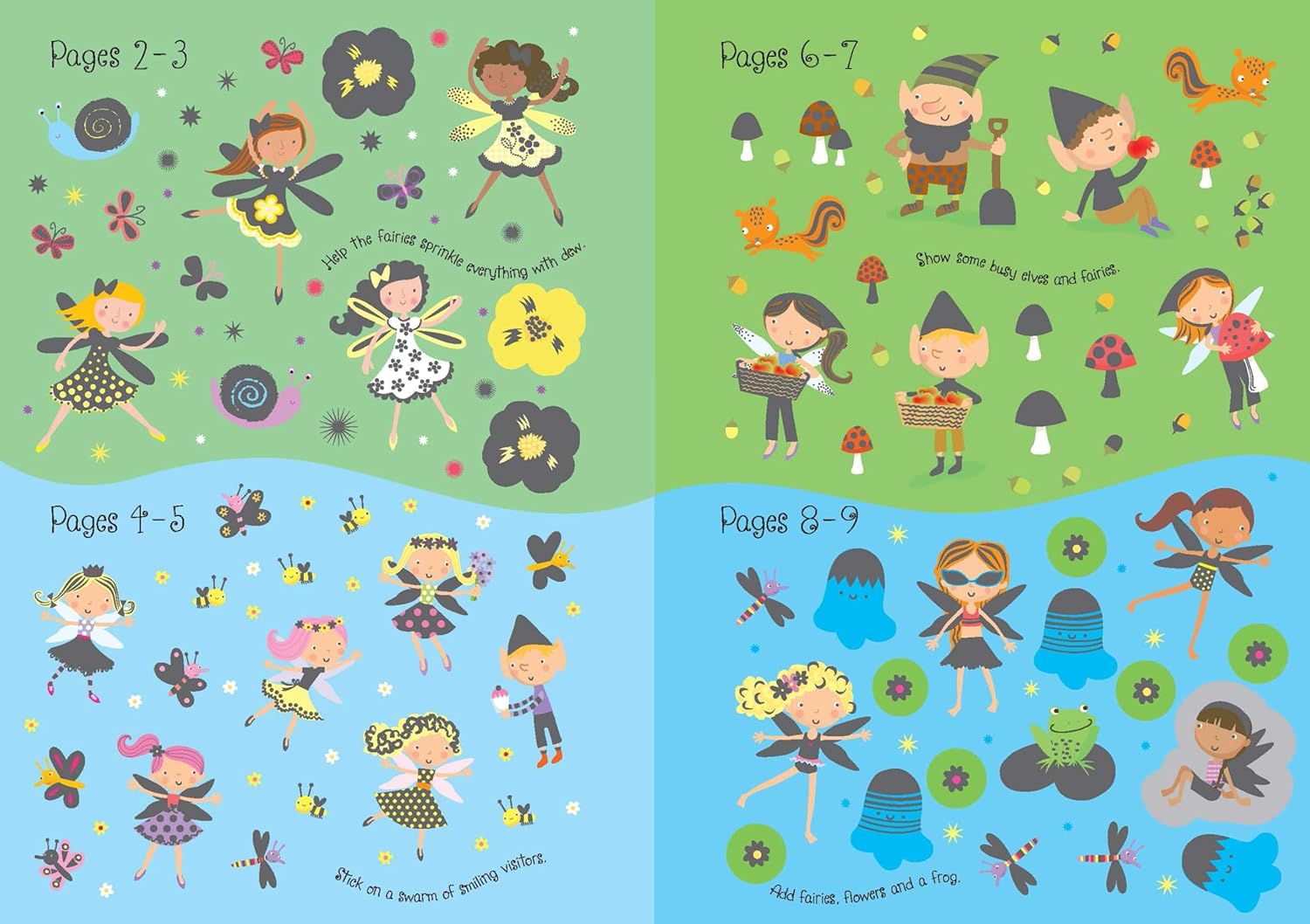 Sticker Book: Sparkly Fairies