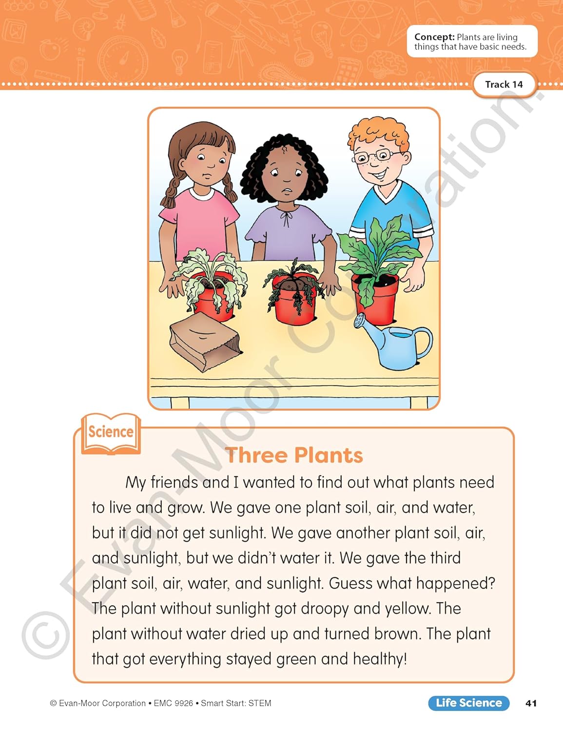 Evan-Moor Skill Sharpeners Science Activity Book Pre K