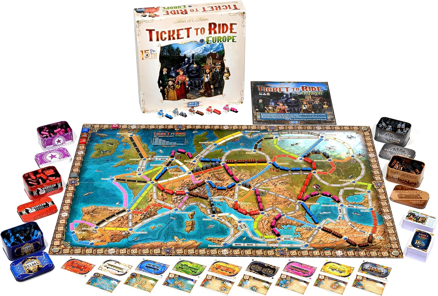 Ticket To Ride Europe 5th Anniversary Edition