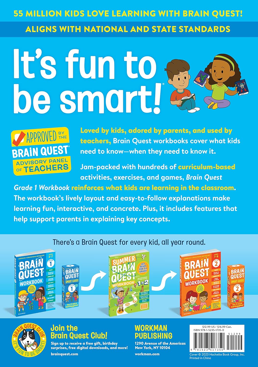 Brain Quest Workbooks: Grade 1