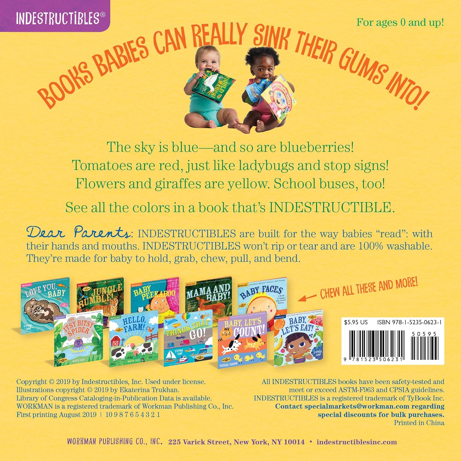 Indestructibles: Baby, See The Colors!